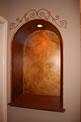Totally Metallic Niche with Scroll